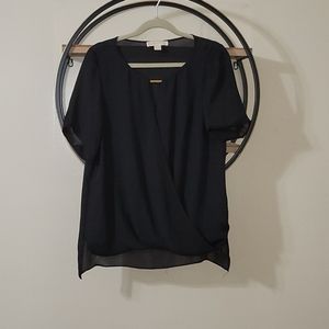 Black Michael Kors top sheer 👚